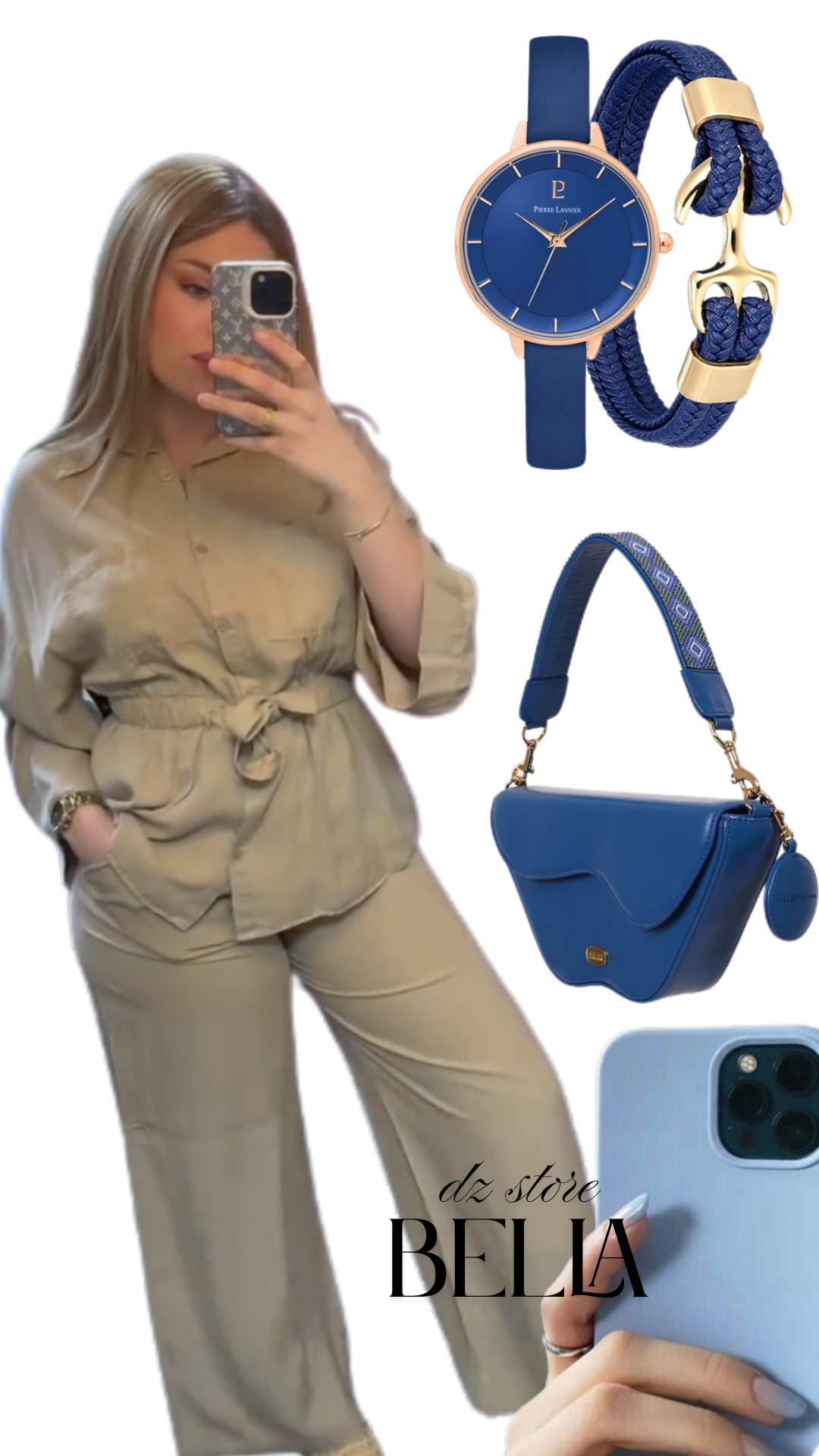 Ensemble"FARASHA" 4800 da 4 couleurs