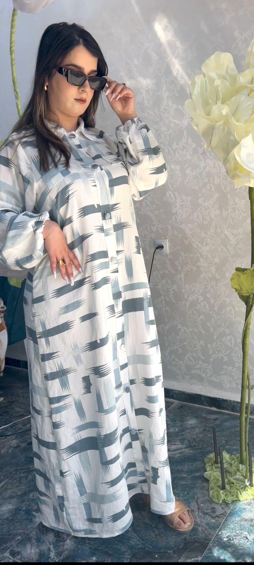 robe chemse en lain trés classe